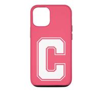 Carcasa para iPhone 12/12 Pro Letra C Big Bold Capital Varsity Alfabeto Monograma