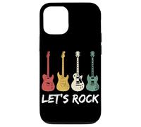 Carcasa para iPhone 12/12 Pro Let's Rock Guitarrista Música Rock Retro Rock N Roll Punk