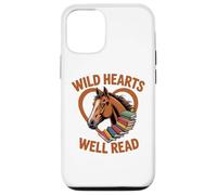 Carcasa para iPhone 12/12 Pro Libro Bien leído de Wild Heart Horse Lover Nerd Cowgirl Western