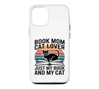 Carcasa para iPhone 12/12 Pro Libro Mamá Gato Amante Solo Mi Libro Y Mi Gato
