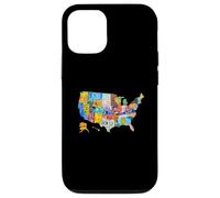 Carcasa para iPhone 12/12 Pro License Plate American Flag US Map Art American Map Shirt