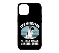 Carcasa para iPhone 12/12 Pro Life is Better with a Kleine Münsterländer Hundehalter