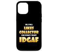 Carcasa para iPhone 12/12 Pro Likes Collector Idgaf Meme Social Media Marketing Influencer
