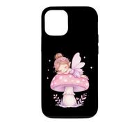 Carcasa para iPhone 12/12 Pro Linda fantasía de Hongos durmiendo en Acuarela Pastel