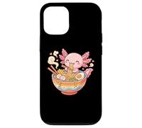 Carcasa para iPhone 12/12 Pro Lindo Axolotl Come Fideos Ramen, gráfico Kawaii de Axolotl
