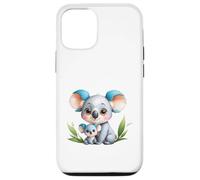 Carcasa para iPhone 12/12 Pro Lindo Koala mamá y bebé Animal ilustración