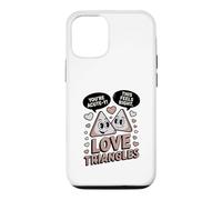 Carcasa para iPhone 12/12 Pro Lindos triángulos de Amor matemáticas Eres Agudo Y
