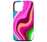 Carcasa para iPhone 12/12 Pro Liquid Swirl Retro 60s 70s Aesthetic Indie Hippie Funky