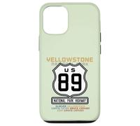 Carcasa para iPhone 12/12 Pro Lista de Deseos de Yellowstone National Park US Highway 89 Ver Volver