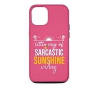 Carcasa para iPhone 12/12 Pro Little Ray of Sarcastic Sunshine Hello Summer Vibes Beach