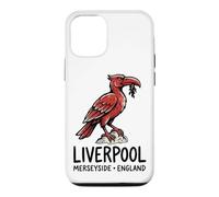 Carcasa para iPhone 12/12 Pro Liverpool Merseyside England Zine-Ink Hígado Bird