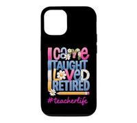 Carcasa para iPhone 12/12 Pro Llegué, enseñé, me encantó, me jubilé, Divertido retiro de Profesor