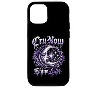 Carcasa para iPhone 12/12 Pro Llora Ahora Brilla más Tarde Diseño gótico EMO