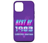 Carcasa para iPhone 12/12 Pro Lo Mejor de 1983 Bday Party Celebration Vintage 80's Art Design