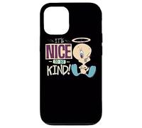 Carcasa para iPhone 12/12 Pro Looney Tunes Tweety Nice To Be Kind