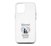 Carcasa para iPhone 12/12 Pro Los Animales Rescatados Son Mis Favoritos Amante Perros