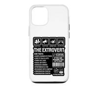Carcasa para iPhone 12/12 Pro Los rasgos centrales extrovertidos Mariposa Social extrovertida Divertida