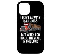 Carcasa para iPhone 12/12 Pro Los Transporte Todo en uno Log Logging Truck Driver Hauler
