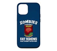 Carcasa para iPhone 12/12 Pro Los Zom omen Cerebros no se preocupan sarcástico Zombie Halloween