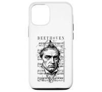 Carcasa para iPhone 12/12 Pro Ludwig Van Beethoven Partitura Clásica Retrato Vintage