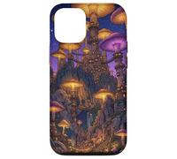 Carcasa para iPhone 12/12 Pro Magical Mushroom Village Fantasía Fairycore World