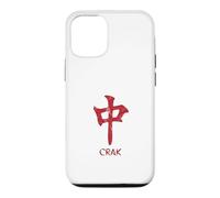 Carcasa para iPhone 12/12 Pro Mahjong Lovers Crak Red Dragon Símbolo Azulejos Puntos Bam Kung