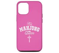 Carcasa para iPhone 12/12 Pro Mahjong Queen of Tiles Mahjong Queen Crown It's Mahjong Time