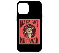 Carcasa para iPhone 12/12 Pro Make Art Not War Peaceful Artist Peace Pintor Hippie