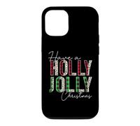 Carcasa para iPhone 12/12 Pro Manta Have A Holly and Jolly Have a Holly and Jolly Merry Christmas, Leopardo y búfalo