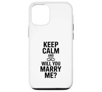Carcasa para iPhone 12/12 Pro Mantén la Calma y te casarás Conmigo