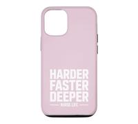 Carcasa para iPhone 12/12 Pro Más difícil más rápido Vida de Enfermera más Profunda RCP Humor