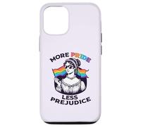 Carcasa para iPhone 12/12 Pro MÁS Orgullo Menos PREJUICIO Jane Austen Gafas de Sol LGBT Meme