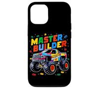 Carcasa para iPhone 12/12 Pro Master Builder Monster Truck - Bloques de construcción para niños