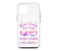 Carcasa para iPhone 12/12 Pro Matching Family Boat Waves Sun Rays Family Chaos All Days