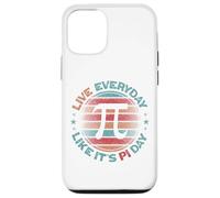 Carcasa para iPhone 12/12 Pro Matemáticas Divertidas Día De Pi Vive Cada Día como Si Fuera