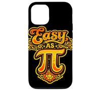 Carcasa para iPhone 12/12 Pro Matemáticas Retro geniales y fáciles como Pi