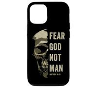 Carcasa para iPhone 12/12 Pro Matthew 10:2 Fear God Not Man - Christian Faith Bible Gospel