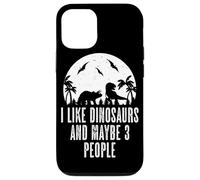 Carcasa para iPhone 12/12 Pro Me Gustan los Dinosaurios y Tal Vez 3 Personas Dinos T-Rex Lover Primeval