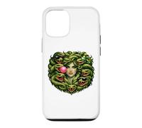 Carcasa para iPhone 12/12 Pro Medusa Mitología Griega Antigua Oscuridad Diseño Retro Halloween
