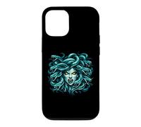 Carcasa para iPhone 12/12 Pro Medusa Mitología Griega Antigua Oscuridad Diseño Retro Halloween