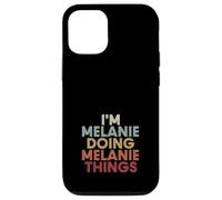 Carcasa para iPhone 12/12 Pro Melanie Name Melanie Personalized Name First Given