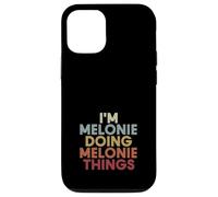 Carcasa para iPhone 12/12 Pro Melonie Name Melonie Personalized Name First Given