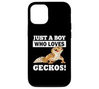 Carcasa para iPhone 12/12 Pro Mens Reptile Boy Who Loves Leopard Geckos Lover