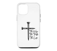 Carcasa para iPhone 12/12 Pro Mensaje Inspirador de The Way The Truth The Life Sacrifice