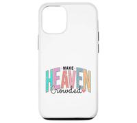 Carcasa para iPhone 12/12 Pro Mensaje Retro Cristiano del Cielo Cruz fe