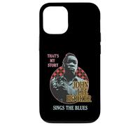 Carcasa para iPhone 12/12 Pro Mercancía Oficial de John Lee Hooker Jazz Icon - Canta el Blues
