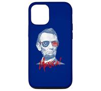 Carcasa para iPhone 12/12 Pro Merica Lincoln - 4th July Veterans or Memorial Day Abe
