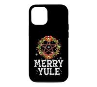 Carcasa para iPhone 12/12 Pro Merry Yule - Winter Solstice - Holly Pentagram - Gift