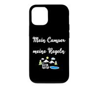Carcasa para iPhone 12/12 Pro Mi Camper Mis Reglas Caravana Camping Naturaleza