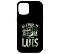 Carcasa para iPhone 12/12 Pro Mi Gente Favorita me Llama Luis Nombre Personalizado